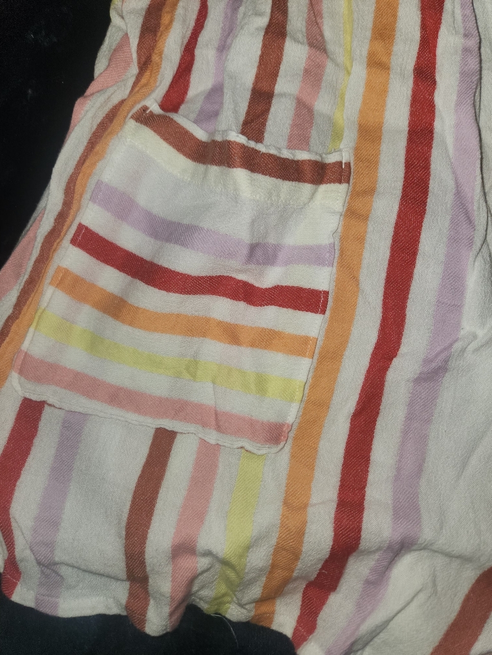 aerie Pastel Striped Tie-Shoulder Romper - Picture 5 of 8